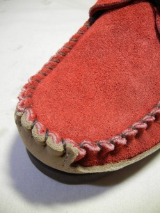 【新品未使用】アメリカ製　ハンドメイド　モカシン　footskins Footwear by Footskins【フットウェアバイフットスキンズ